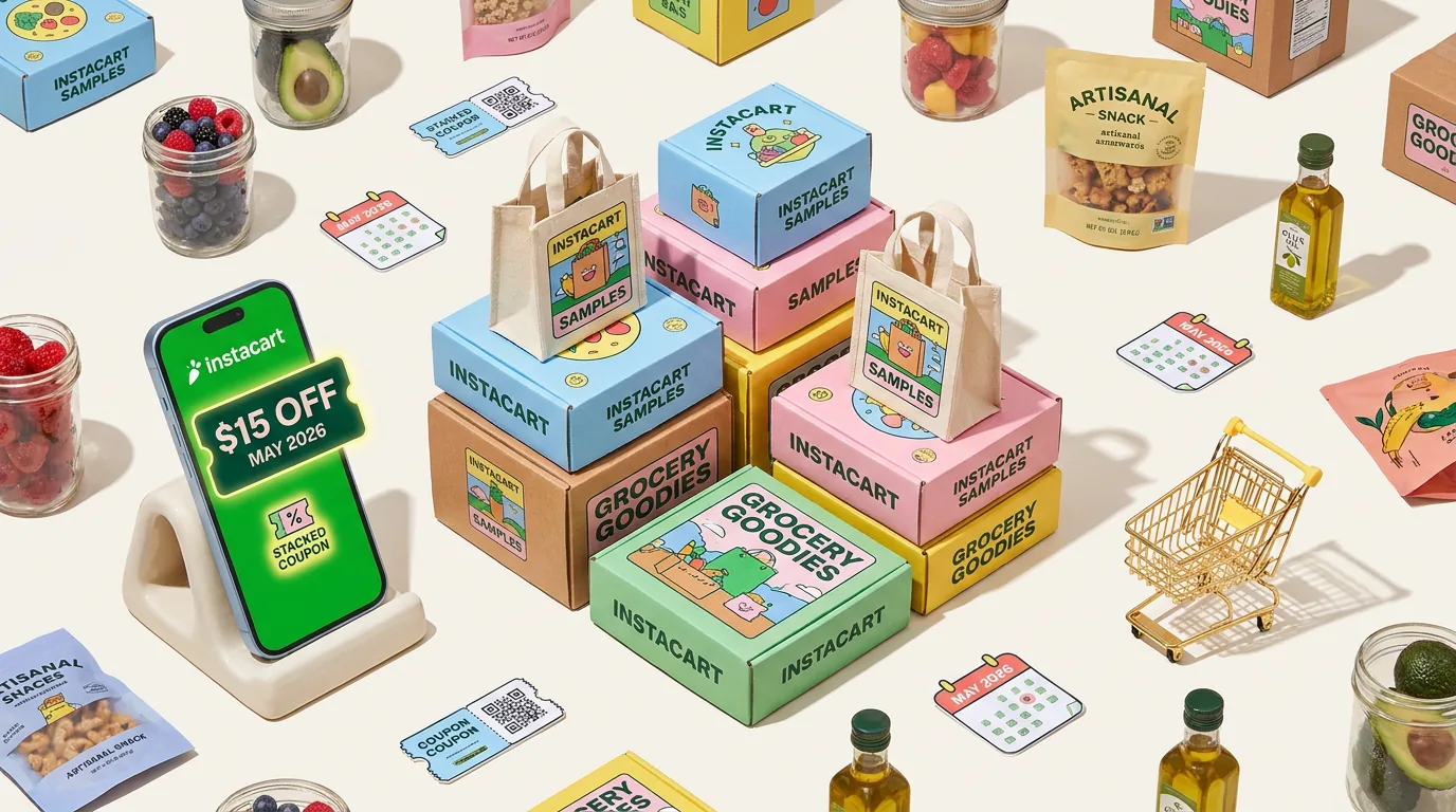 Instacart Promo Codes May 2026: Stack $15 Off + Store Coupons